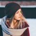 woman wearing black knitted cap