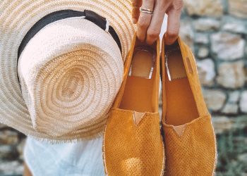 orange espadrilles